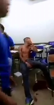 Student is Shot inside Classroom in Brazil has Puddle of Blood Growing on the Floor 