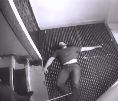 CCTV Captures man being Beaten to Death in Cramped Hallway 