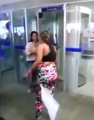 Pissed Off Female does not want to go through the TSA X-Ray machine 