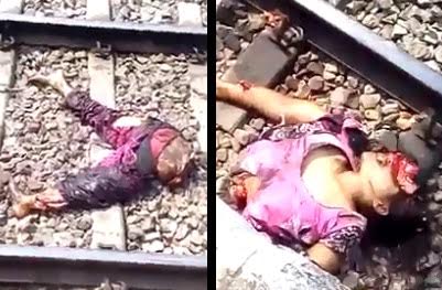 Shock Video shows Young Girl who was Ripped in Half by a Train
