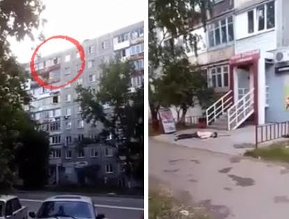 Drunk man falls to his death from the 9th floor