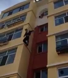  Young man tries to commit suicide and ends all broken