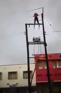 Dancing on Electric Wires One Second..Dead the Next 