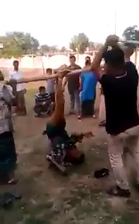 Rapist Punished by Villagers in a Creative Way 