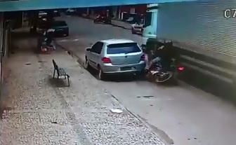 Motorcyclist in a Hurry Fucked Up Pretty Bad 