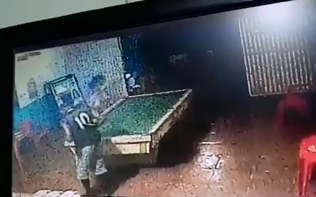 CCTV Murder at the Pool Hall...Guy in Shock later Drops Dead (Info in Comments) 