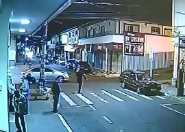 Much Better Quality Video of Father Holding his Son Struck by Car 