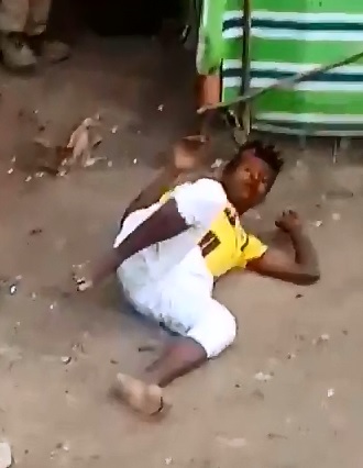 Kids caught Stealing from Neighborhood are Beaten Badly 