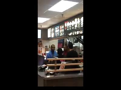 McDonald Employee Attacks His Manager