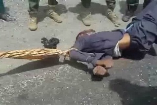 Very Unique Brutal Torture (Tied Up and Then Pulled by Car)