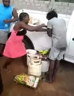 Thief Gets Savage Beating from Angry Woman