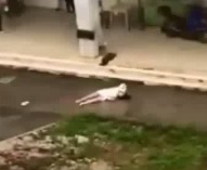 Sad Girl Commits Suicide Jumping from School Building (Jump & Impact)