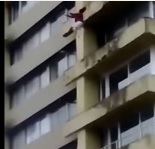 Woman Jumps from Her Apartment (Jump Plus Impact)
