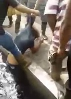 Guy Dragged to Sewer and Beaten