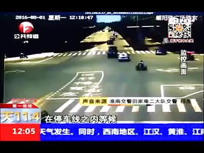 Dude Flies Through Air after Accident