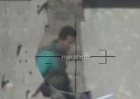 Perfect Sniper Shot Kills Syrian Solider