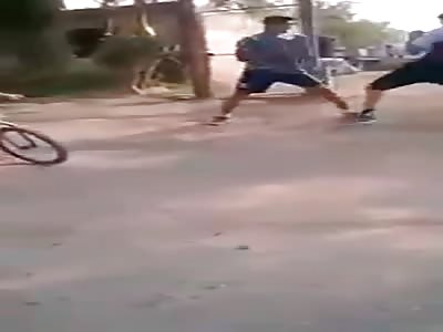 Fight Ends with Kid Shot in the Leg