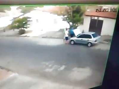 Quick Driveby Murder Caught on CCTV
