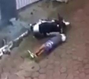 Motorcycle lands on his head killing him after crash