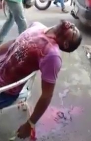 Blood Flows From Mans Head after Shocking Execution in Broad Daylight