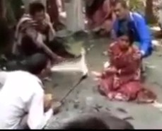 Shocking Video Shows Girl Burning Alive When Ritual Goes Wrong