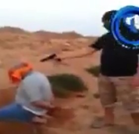 New Pistol Execution of a Blindfolded Man in the Desert