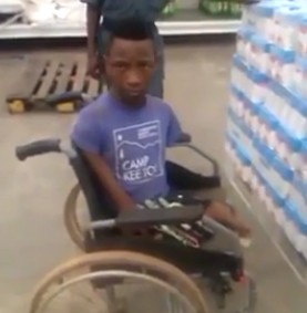 WTF: Thief in Wheelchair is Beaten for Stealing a Flipflop