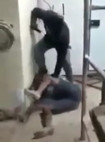Thief is Caught and Tortured with Electric Shocks