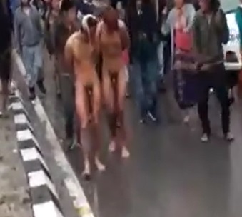 Small Penis Rapists Paraded Naked & Punished in Arunachal Pradesh (video2)