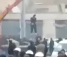 New Video from Iran shows Rapist Hanged to Death .