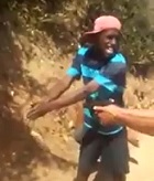 Two Thieves Take a Shot Through Both Hands