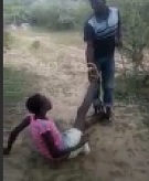 Cheating Girl Beaten by Two Men