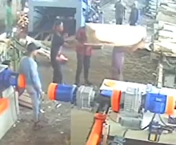 Mill Worker Crushed to Death By Huge Piece of Wood