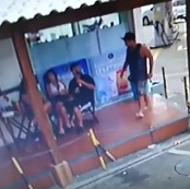 Happy Couple Having Drinks Attacked by Jealous Dude