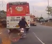 Biker Makes Bad Move