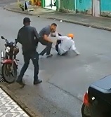 Orange Hat Man Shot in the Leg During Spat with Friend