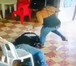 Role-Reversal: Woman Beats the Living Shit out of Husband