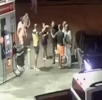 Gas Station Homicide (2 Angles)