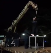 Crane Hanging Execution 