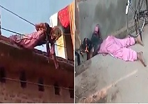 Girl Gets the Burn & the Sizzle From Electric Wires