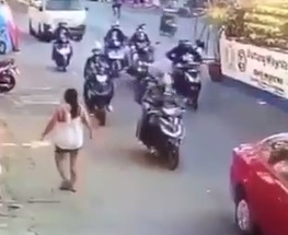 Motorcycle Gang Delivers Execution