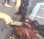 Sliced Open and Beheaded with Machete on the Street