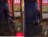 Asshole Brutally Beats and Tortures Girlfriend on Street