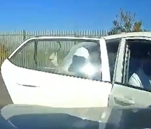 LOL: Carjacking Asshole Gets Instant Karma..CRUSHED! 