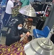Brutal Barbershop Execution.