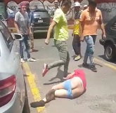 Dude Beaten and Stripped in Parking Lot