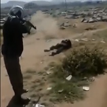 ISIS Machine Gun Execution 