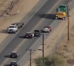 Stolen Pick Up Driver Ejected During Police Chase.
