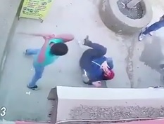 Dude Savagely Beaten with a Bat...