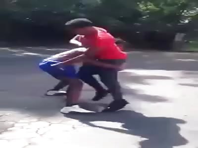 STREET FIGHT ENDS FROM SELF INFLICTED KO
